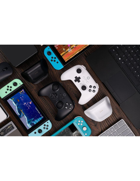Controlador Bluetooth 8Bitdo Ultimate con Base de Carga y Funda Controlador Bluetooth 8Bitdo Ultimate con Base de Carga y Funda