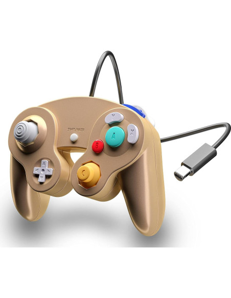 Controlador Joystick XYAB para Nintendo GameCube - Dorado Controlador Joystick XYAB para Nintendo GameCube - Dorado
