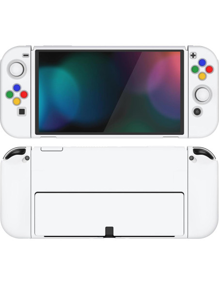 Funda Protectora PlayVital para Nintendo Switch OLED - Blanco Funda Protectora PlayVital para Nintendo Switch OLED - Blanco