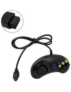 Controlador de Juego Xspeedonline 2Pcs Negro 6 Botones SNES 2