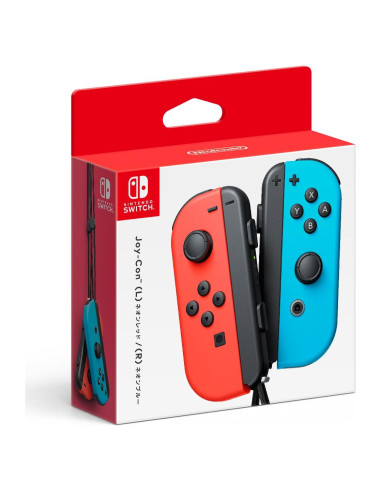 Controladores Joy-Con Nintendo Switch Rojo Neón Azul Neón