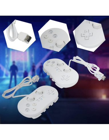 Controlador Clásico con Cable LINGSEE para Nintendo Wii U