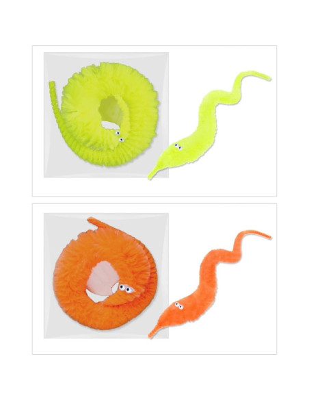 Juguetes de Gusano Mágico 12 PCS - WenFeng, 22.1 cm, Coloridos Juguetes de Gusano Mágico 12 PCS - WenFeng, 22.1 cm, Coloridos