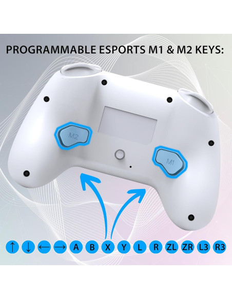 Controlador Inalámbrico Subsonic para Switch - LED y Giroscopio Controlador Inalámbrico Subsonic para Switch - LED y Giroscopio