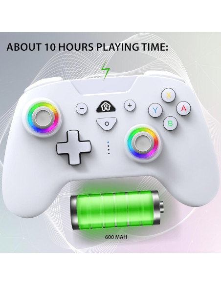 Controlador Inalámbrico Subsonic para Switch - LED y Giroscopio Controlador Inalámbrico Subsonic para Switch - LED y Giroscopio