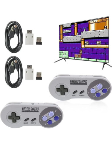 Controlador Inalámbrico USB USonline911 para SNES Mini