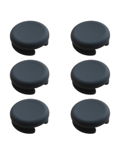 6 Tapas Repuesto Joystick Circular Gris para Nintendo 2DS XL