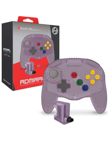 Controlador Inalámbrico Hyperkin Admiral para N64/Switch/PC Controlador Inalámbrico Hyperkin Admiral para N64/Switch/PC