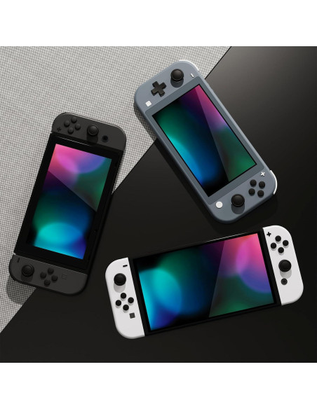 Juego de Cubiertas para Nintendo Switch y Switch Lite Negro Juego de Cubiertas para Nintendo Switch y Switch Lite Negro