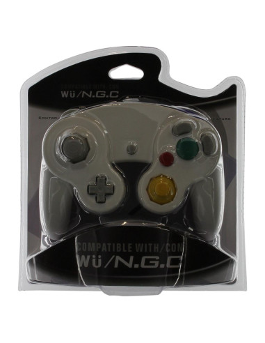 Controlador para Wii/GameCube Gen Dos Blanco con Vibración