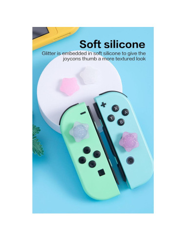 Funda Glitter y Empuñaduras para Nintendo Switch Lite