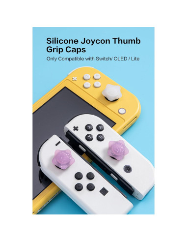 Funda Glitter y Empuñaduras para Nintendo Switch Lite