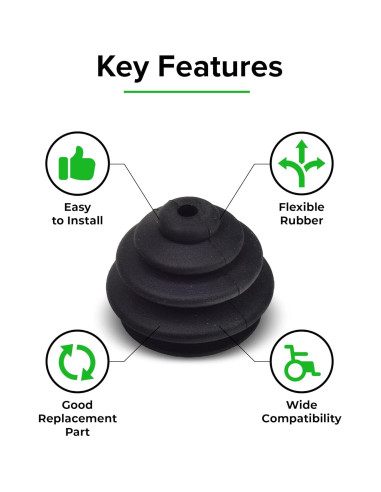 Goma de Joystick AlveyTech para Sillas de Ruedas Eléctricas