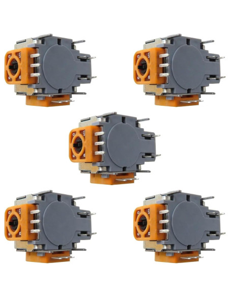 5 Piezas Reemplazo Joystick 3D Lingsee para Xbox360 PS3 5 Piezas Reemplazo Joystick 3D Lingsee para Xbox360 PS3