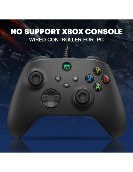 Controlador de Juegos Genérico con Cable para PC - Vibración Doble Controlador de Juegos Genérico con Cable para PC - Vibración Doble