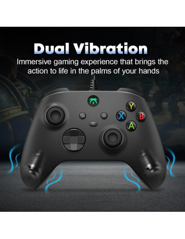 Controlador de Juegos Genérico con Cable para PC - Vibración Doble