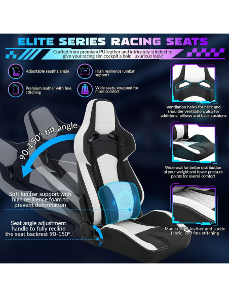 Soporte Simulador de Carreras Likeem Elite Ajustable Soporte Simulador de Carreras Likeem Elite Ajustable