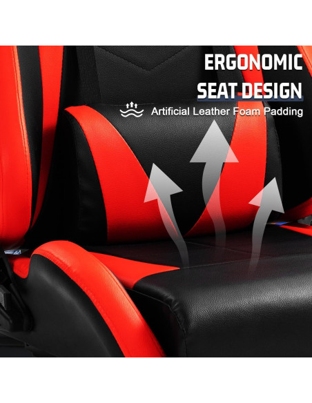 Cockpit de Simulador Marada con Asiento Rojo Ajustable Cockpit de Simulador Marada con Asiento Rojo Ajustable