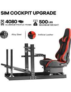 Soporte de Simulador de Carreras Anman F1 Ajustable Ergonómico 2