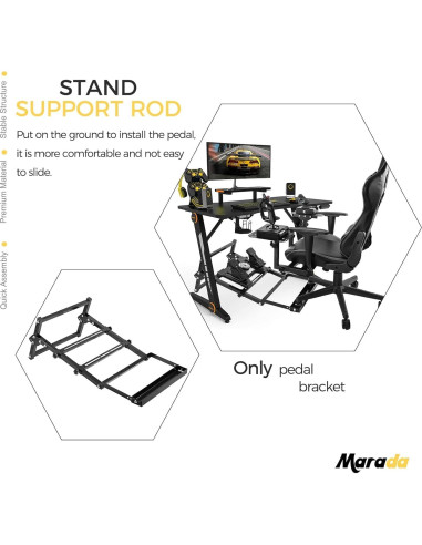 Soporte de Pedal Marada para Joystick de Vuelo Compatible