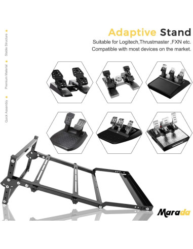 Soporte de Pedal Marada para Joystick de Vuelo Compatible