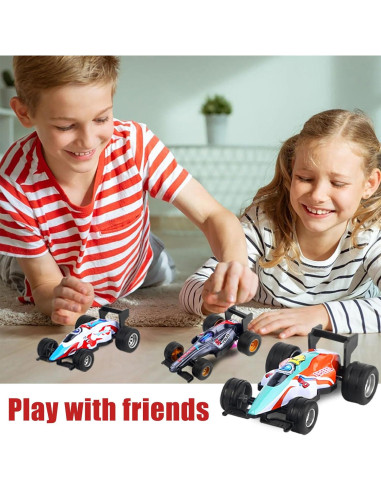 Juego de Coches de Retroceso ZOHANINDL 12 Pack 1:43 para Niños
