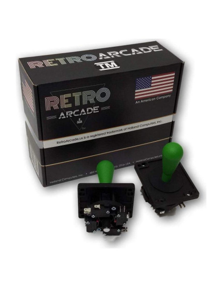 Joystick Arcade RetroArcade Verde 8 Direcciones Preciso Joystick Arcade RetroArcade Verde 8 Direcciones Preciso
