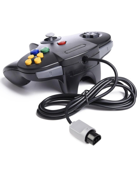 Paquete de 2 Controladores iNNEXT para 64 - Joystick 3D Negro Paquete de 2 Controladores iNNEXT para 64 - Joystick 3D Negro