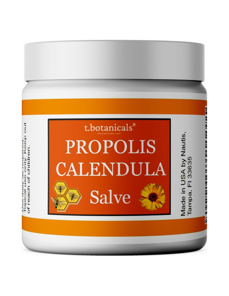 Salve de Propóleos y Caléndula 56.7g - Balsamo Calmante Herbal Salve de Propóleos y Caléndula 56.7g - Balsamo Calmante Herbal