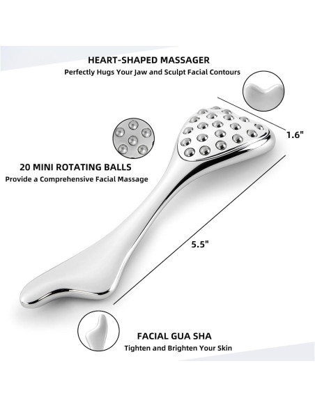 Rodillo Facial PFEFE Delfín 3-en-1 para Cuidado de Piel Rodillo Facial PFEFE Delfín 3-en-1 para Cuidado de Piel