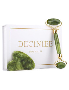 Conjunto Rodillo Jade Deciniee 2 en 1 Masaje Facial