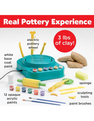 Faber-Castell Estudio de Cerámica - Kit para Niños 8+