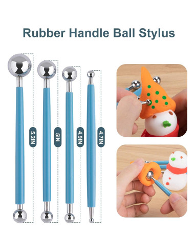 Kit de Herramientas de Arcilla Panda Mimi 25 Pcs Modelado