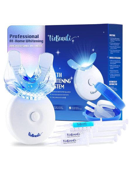 Kit Blanqueamiento Dental VieBeauti LED 35% Peróxido Menta Kit Blanqueamiento Dental VieBeauti LED 35% Peróxido Menta