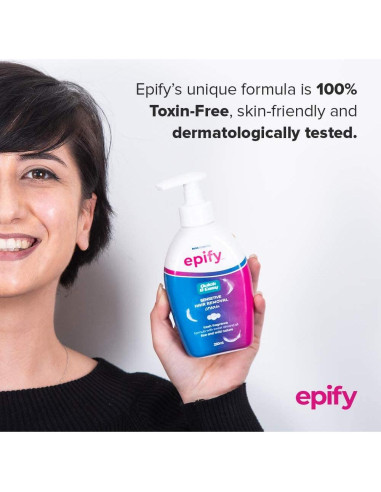 Crema Depilatoria Epify para Piel Sensible - 3 Paquetes
