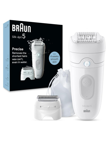 Epilador Braun Silk-epil 5 SE5-041, Húmedo y Seco, Accesorios Epilador Braun Silk-epil 5 SE5-041, Húmedo y Seco, Accesorios