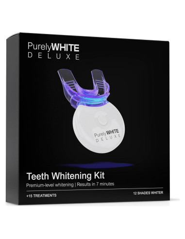 Kit Blanqueamiento Dental PurelyWHITE DELUXE LED 15 Tratamientos