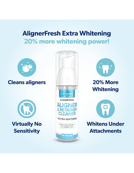 EverSmile AlignerFresh Espuma Blanqueadora 50ml - Limpiador Alineadores EverSmile AlignerFresh Espuma Blanqueadora 50ml - Limpiador Alineadores