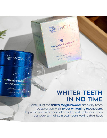 Polvo Blanqueador de Dientes SNOW - Sabor Lavanda y Menta 18g Polvo Blanqueador de Dientes SNOW - Sabor Lavanda y Menta 18g