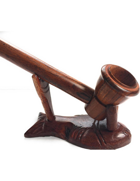 Pipa Hobbit de Madera de Peral 25cm Hecha a Mano Pipa Hobbit de Madera de Peral 25cm Hecha a Mano
