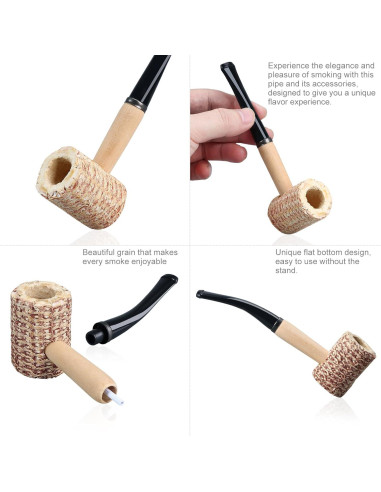 Juego de Pipas de Tabaco Joyoldelf - Mazorca de Maíz con Filtros