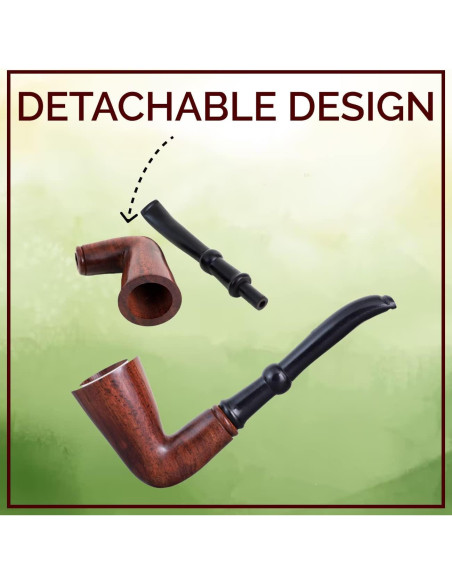 Pipa de Tabaco Hecha a Mano Eximburg 14 cm Diseño Clásico Pipa de Tabaco Hecha a Mano Eximburg 14 cm Diseño Clásico