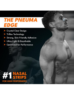 Cinta Nasal Pneuma Transparente - 15 Tiras + 15 Toallitas 2