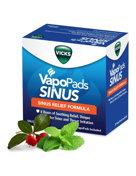 Vicks VapoPads 20 Repuestos Aromáticos para Senos Vicks VapoPads 20 Repuestos Aromáticos para Senos