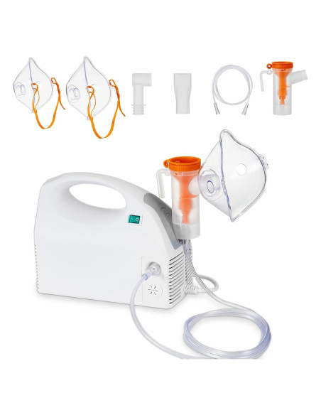 Nebulizador Portátil Gülife 2c7105 con Máscara y Tuberías Nebulizador Portátil Gülife 2c7105 con Máscara y Tuberías