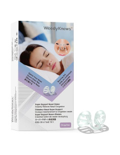Dilatador Nasal WoodyKnows ND2, Prueba XS/S/M/L, Alivia Ronquidos