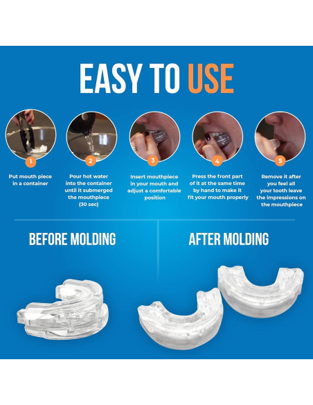 Protector Dental Nocturno Eliminador Pro 2.0 - 2 Piezas Ajustables Protector Dental Nocturno Eliminador Pro 2.0 - 2 Piezas Ajustables