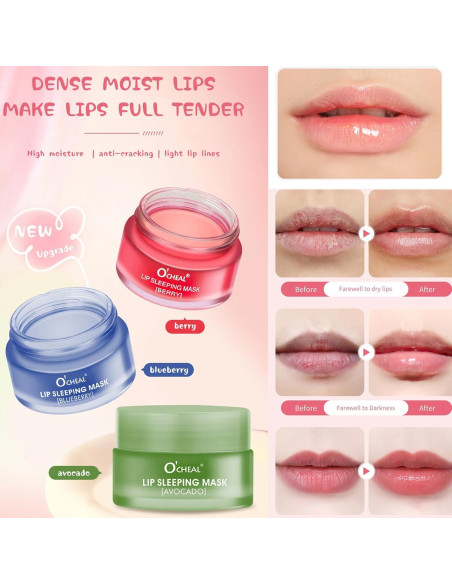 Mascarilla Labial Nocturna MEICOLY Aguacate 19.84g Hidratante Mascarilla Labial Nocturna MEICOLY Aguacate 19.84g Hidratante