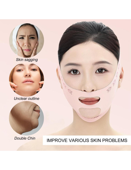 Correa Levantadora Facial JIAXIN para Doble Barbilla Correa Levantadora Facial JIAXIN para Doble Barbilla
