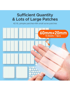 Parche Hidrocoloide TKTK para Granos XL - 126 Parches 2